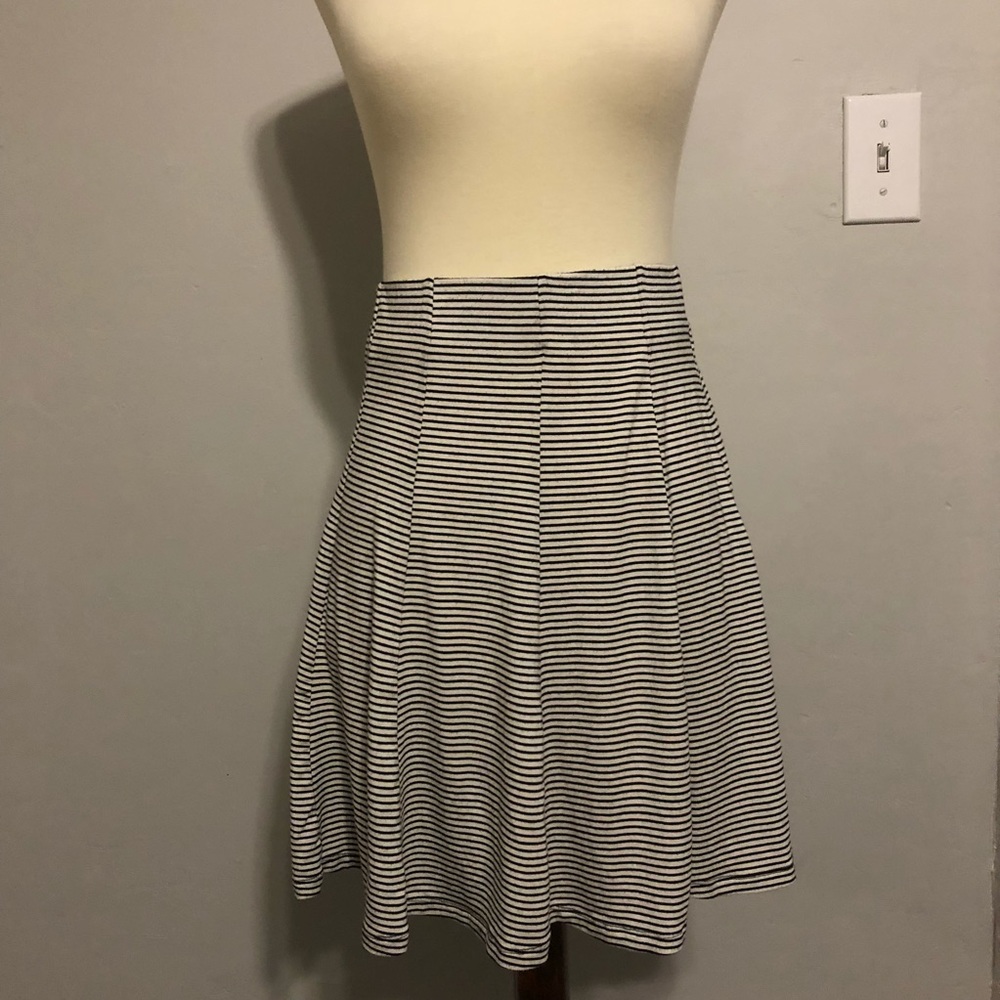 Garage striped skater skirt xs